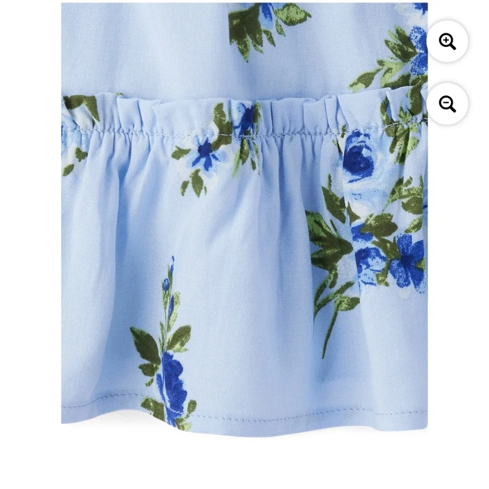 The Children’s Place Toddler Girls Breeze Blue Floral Print Size 5T NWT